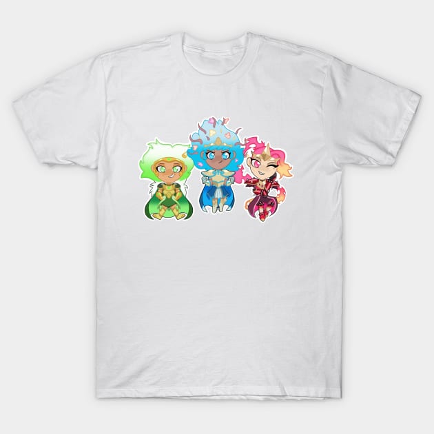 calamity Trio T-Shirt by dragonlord19